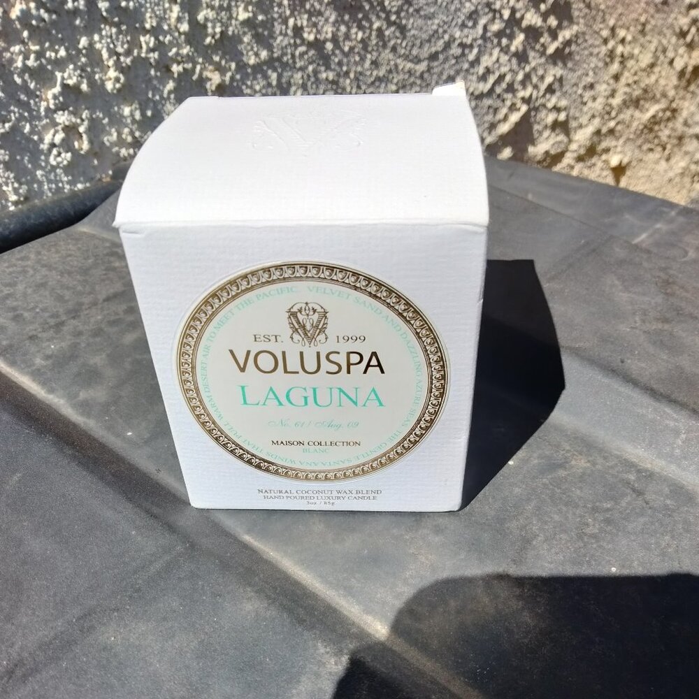 VOLUSPA LAGUNA Candle 3oz Petite Maison Collection *READ*
